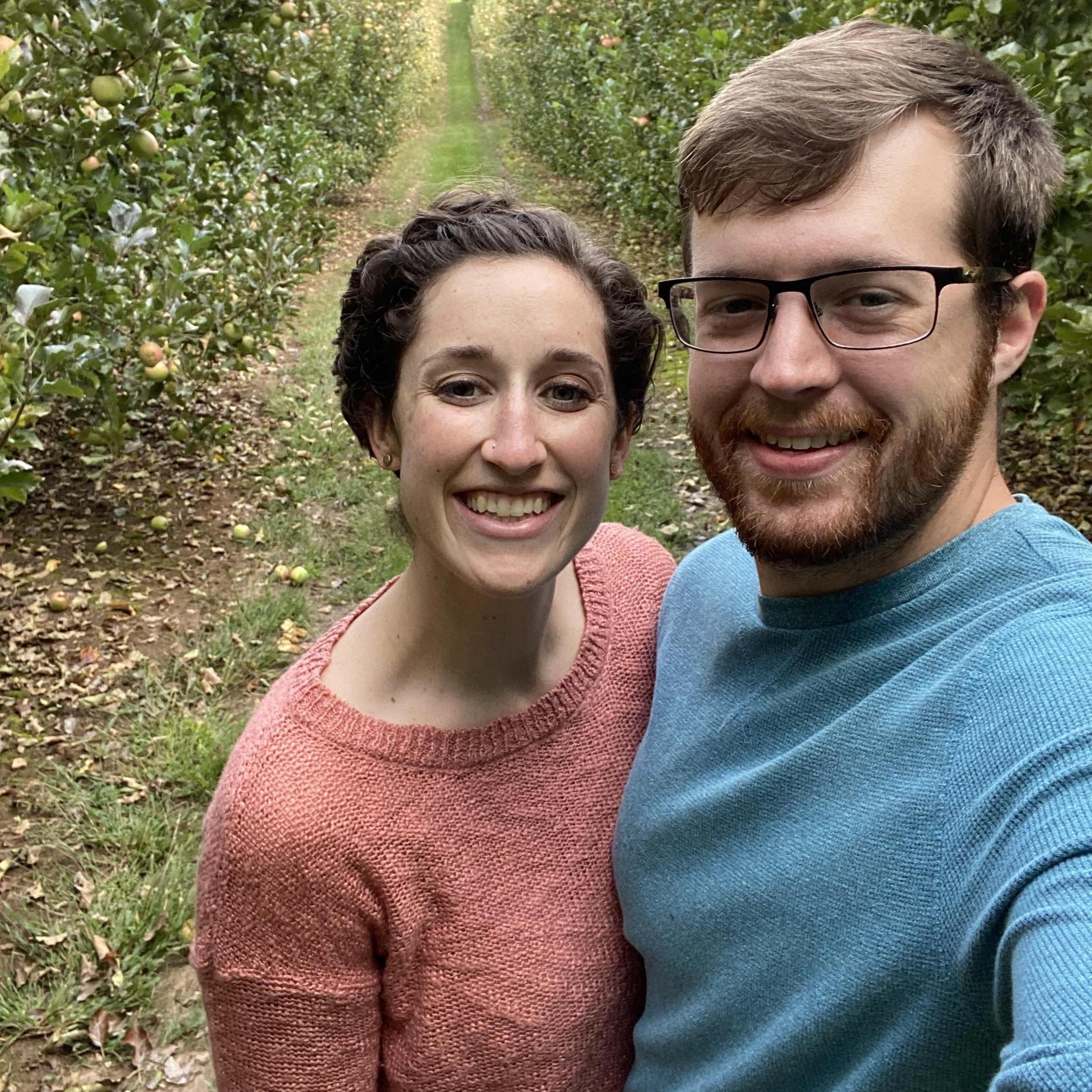 Our first apple-picking adventure! "You give me all the peels" (9/2020)