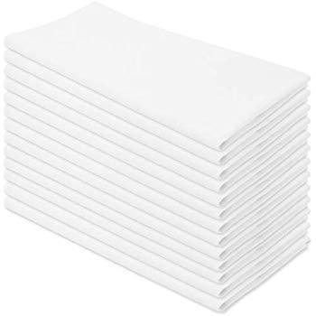 Utopia Kitchen 12 Pack Flour Sack Dish Towels - 100% Pure Ring Spun Cotton Kitchen Towels - Multi-Purpose - Highly Absorbent