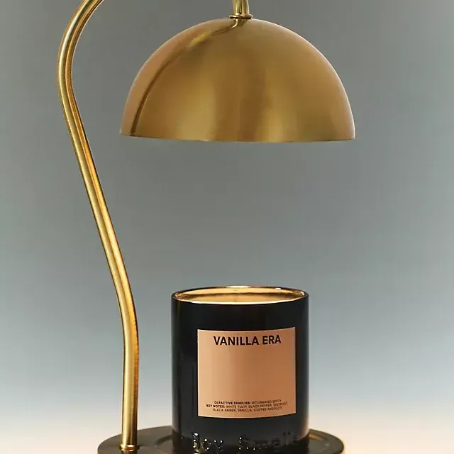 Chrome Candle Warmer Lamp