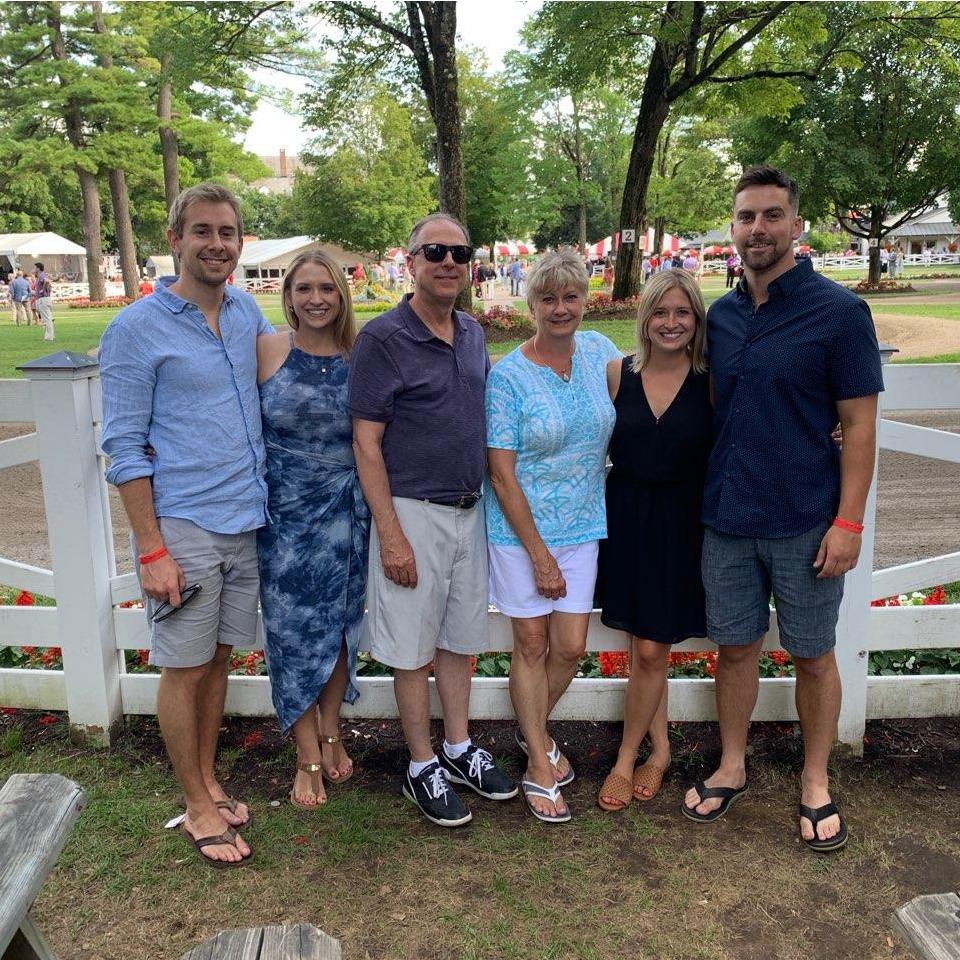 Some of the Kotarski family at the track, summer 2019!