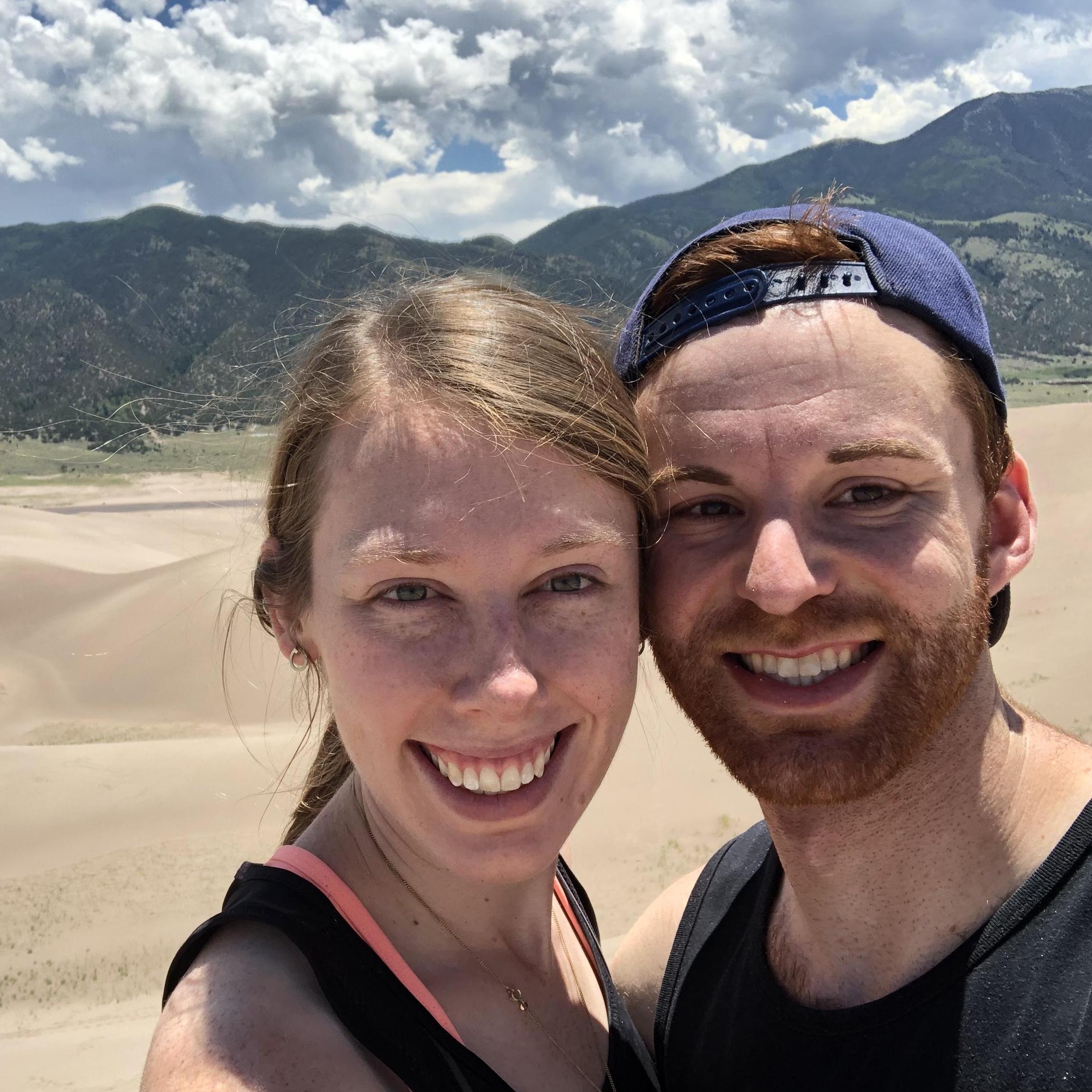 At the Great Sand Dunes National Park in Colorado.