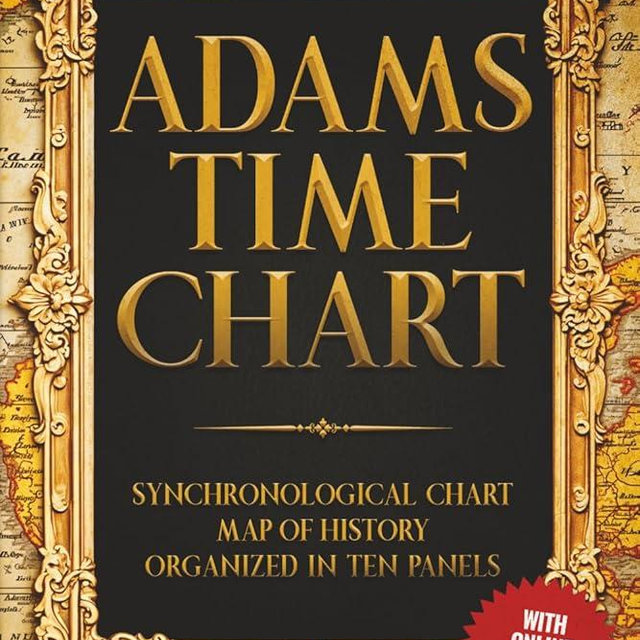 Adams Time Chart: A Clear Full-Color Guide to Reading the Adams Synchronological Chart, or Map of History, Organized in Ten Panels with Zoomable Views Online