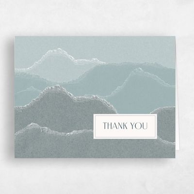 Blue Mountain Wedding Thank You - Lysander Landscape