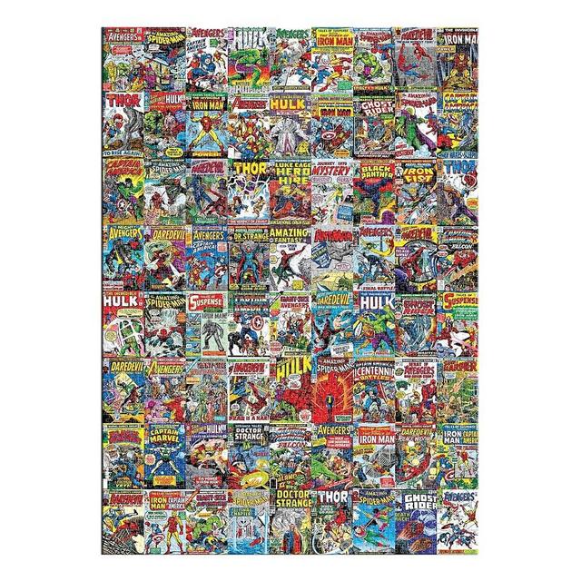 Marvel Comics Covers Superheroes 3000-Piece Jigsaw Puzzle | Toynk Exclusive