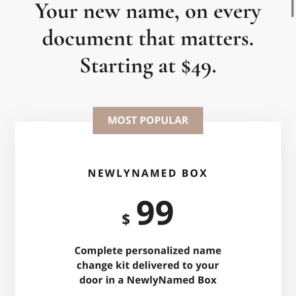 Name Change Packages | Simple, Fast, & Stress-Free