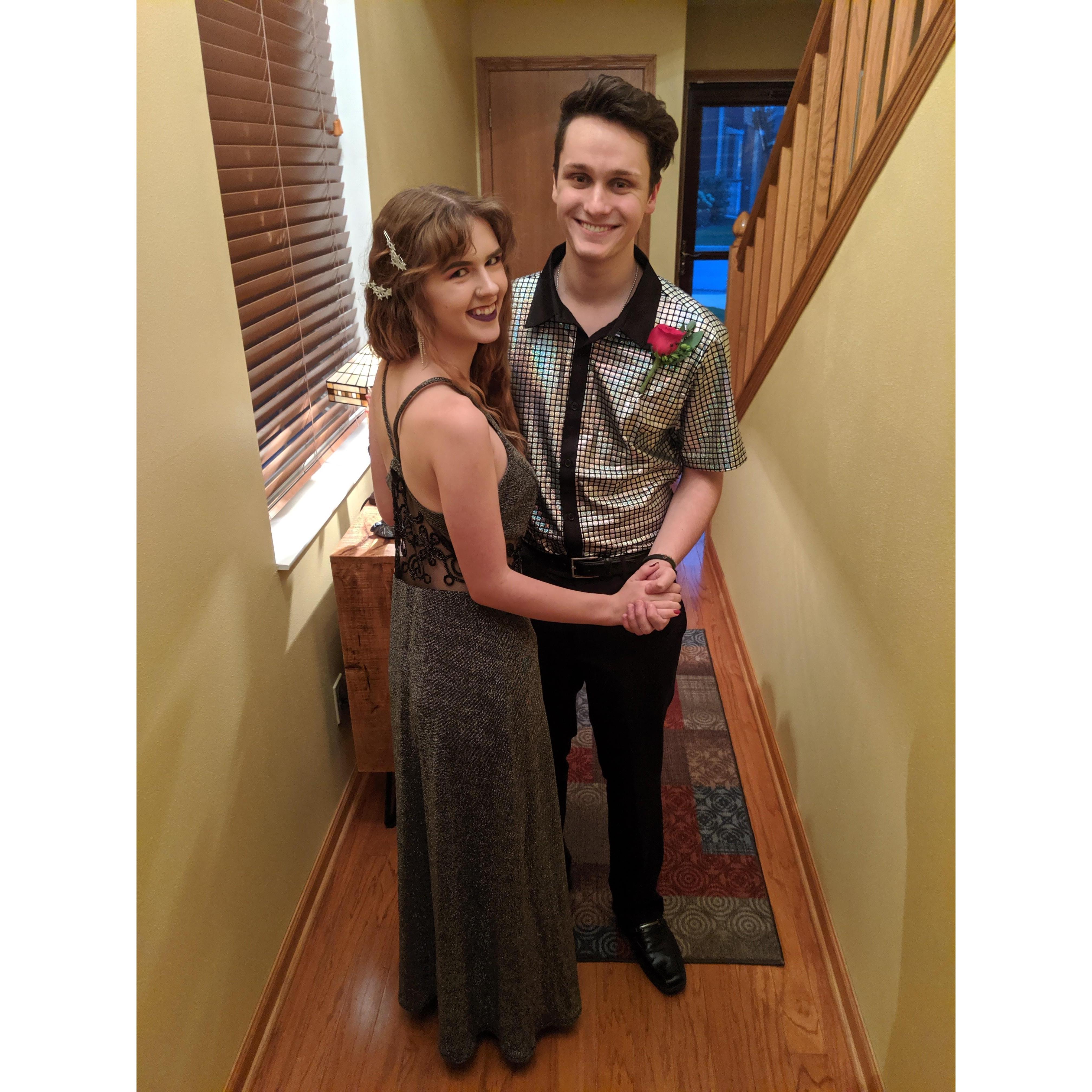 Senior Year Homecoming, 2020, our last high school dance together!