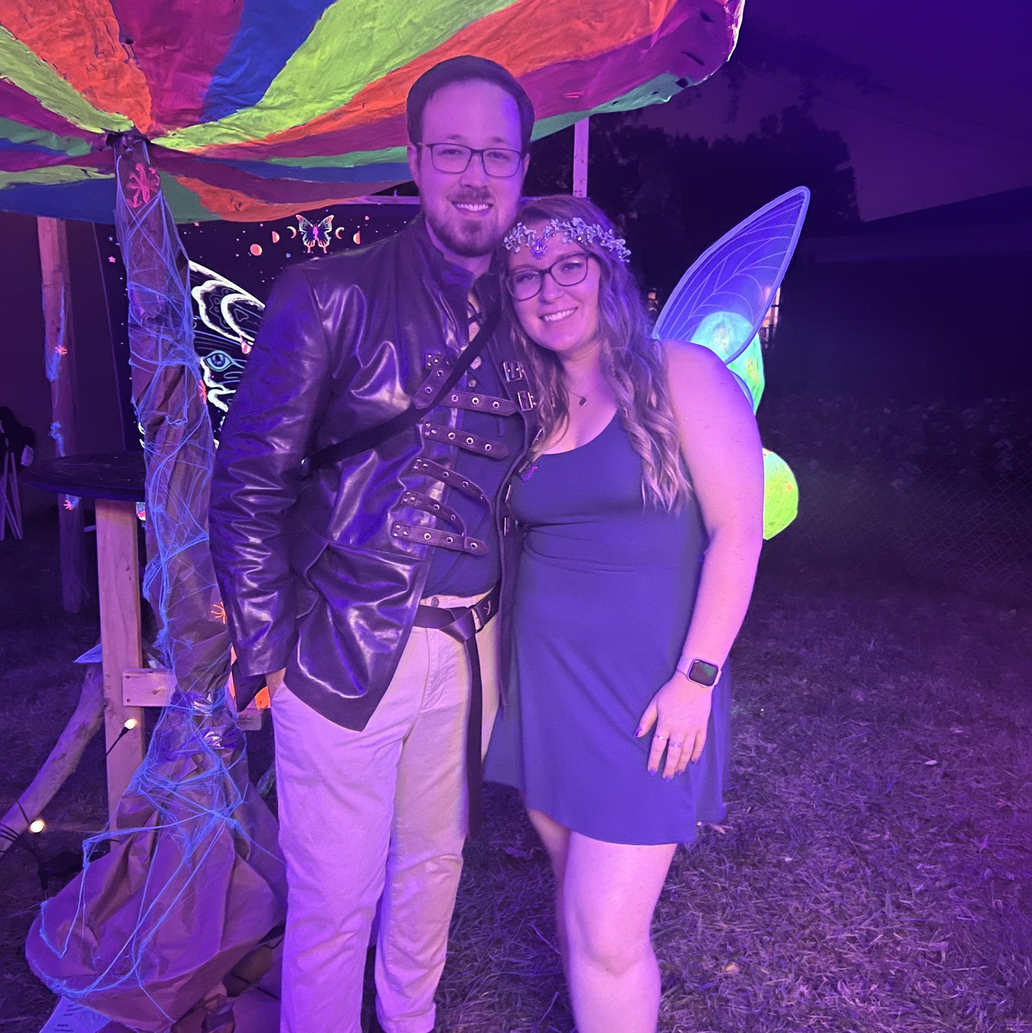 This was less than a week after our first date:)