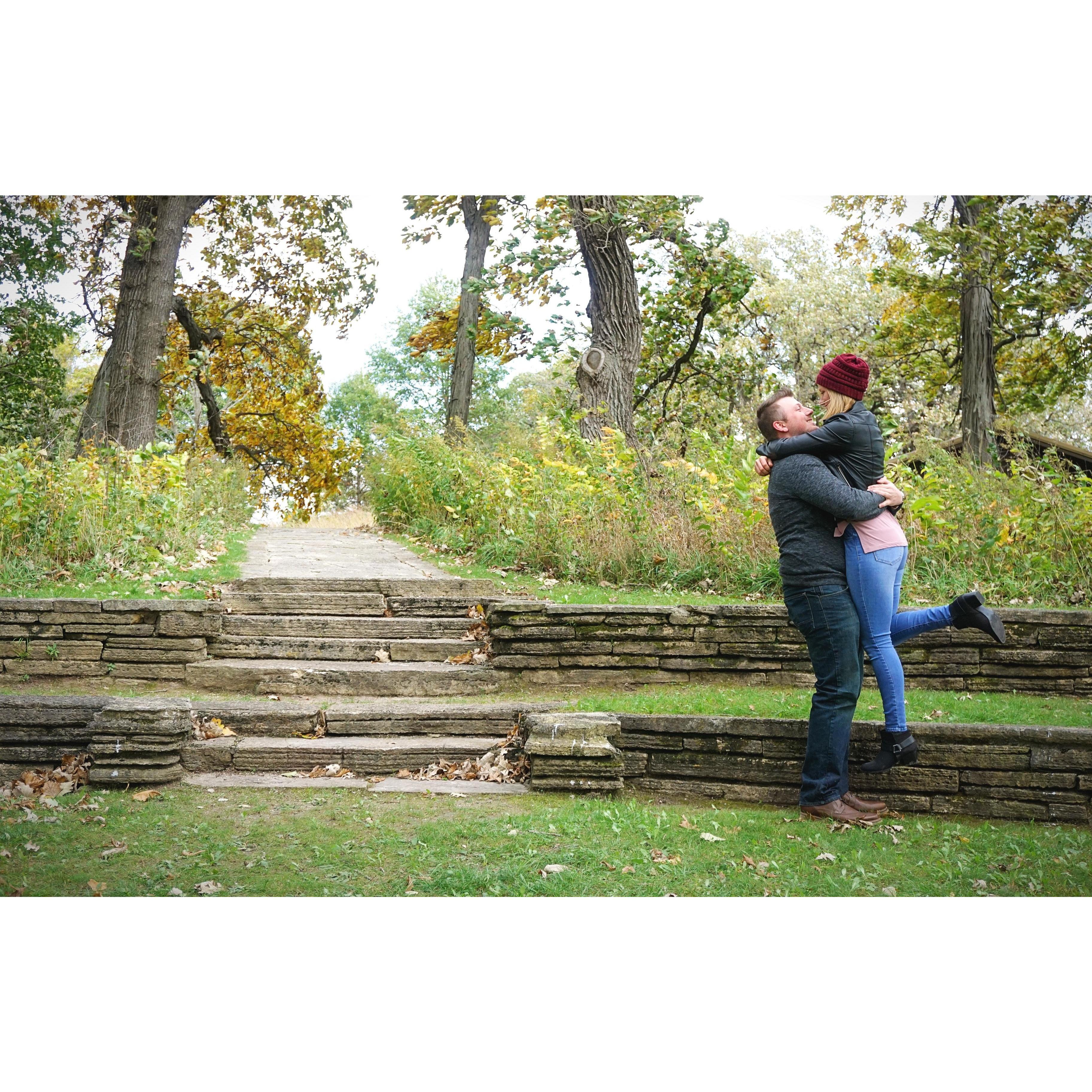 She said yes!