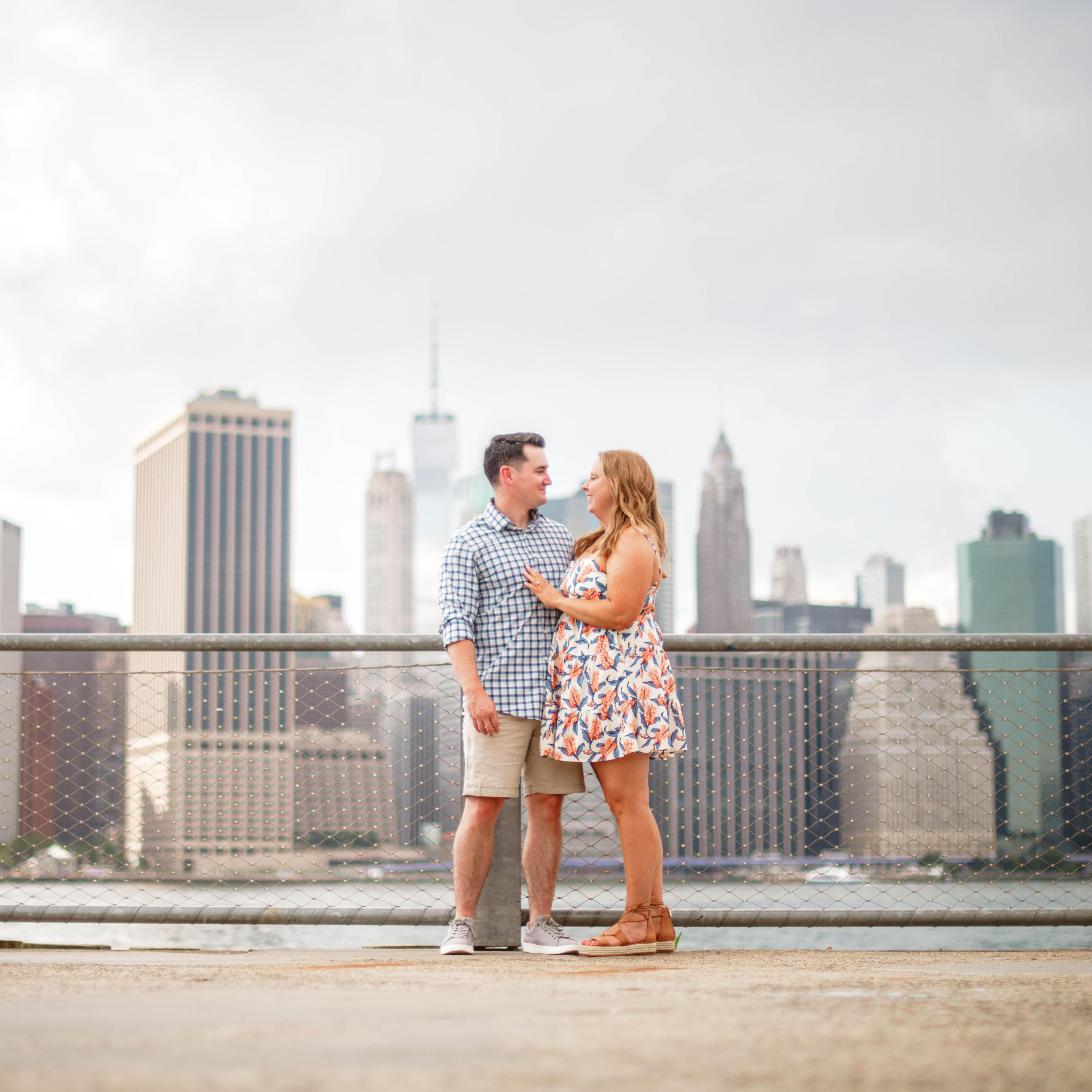 Proposal at the Brooklyn Bridge Pier