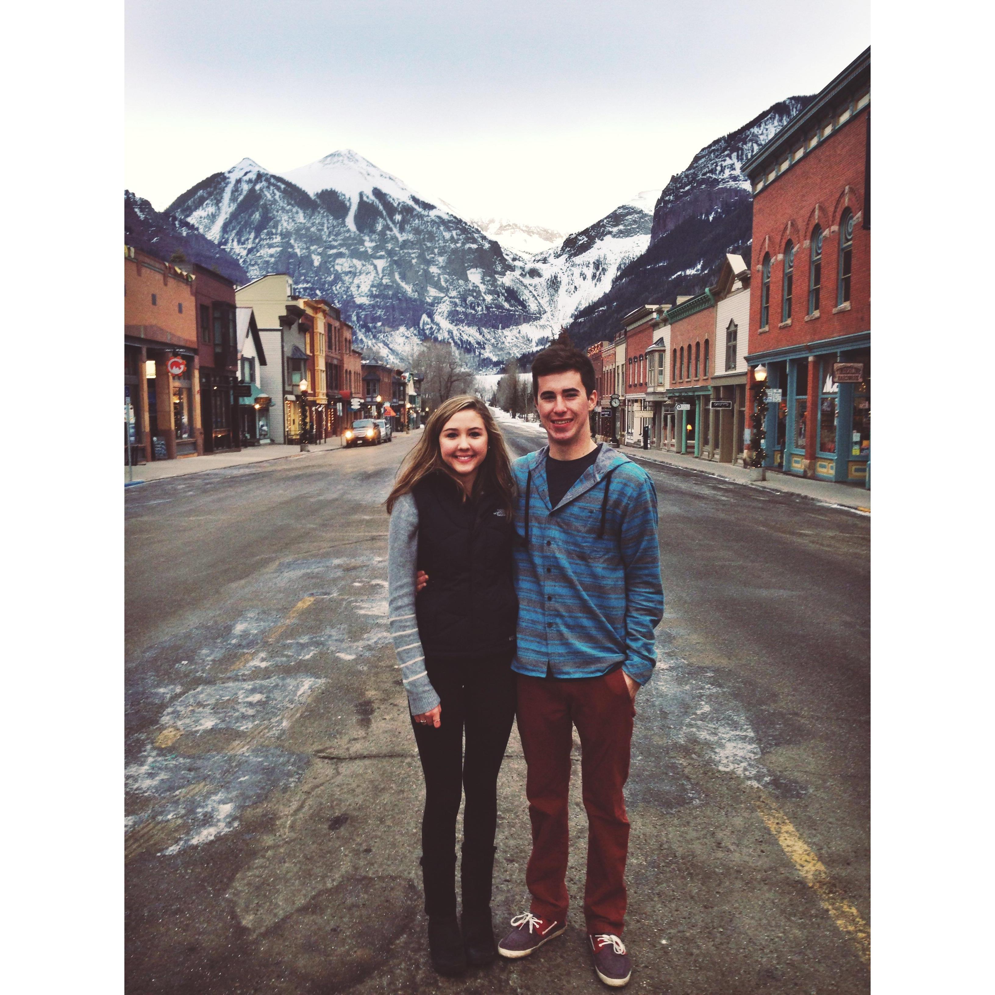 Our first time in Telluride as a couple!