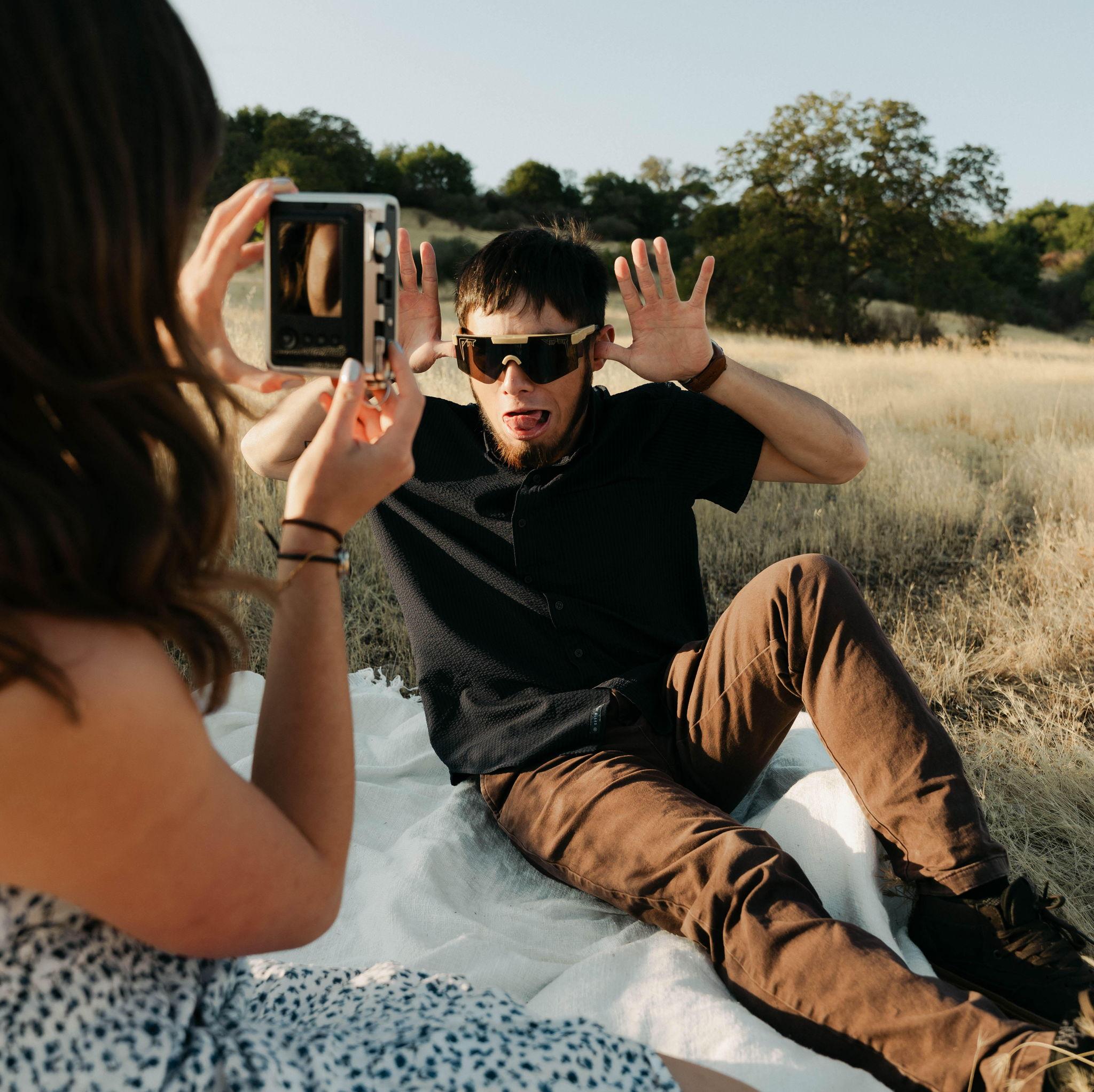 Max's true personality exposed during our engagement shoot