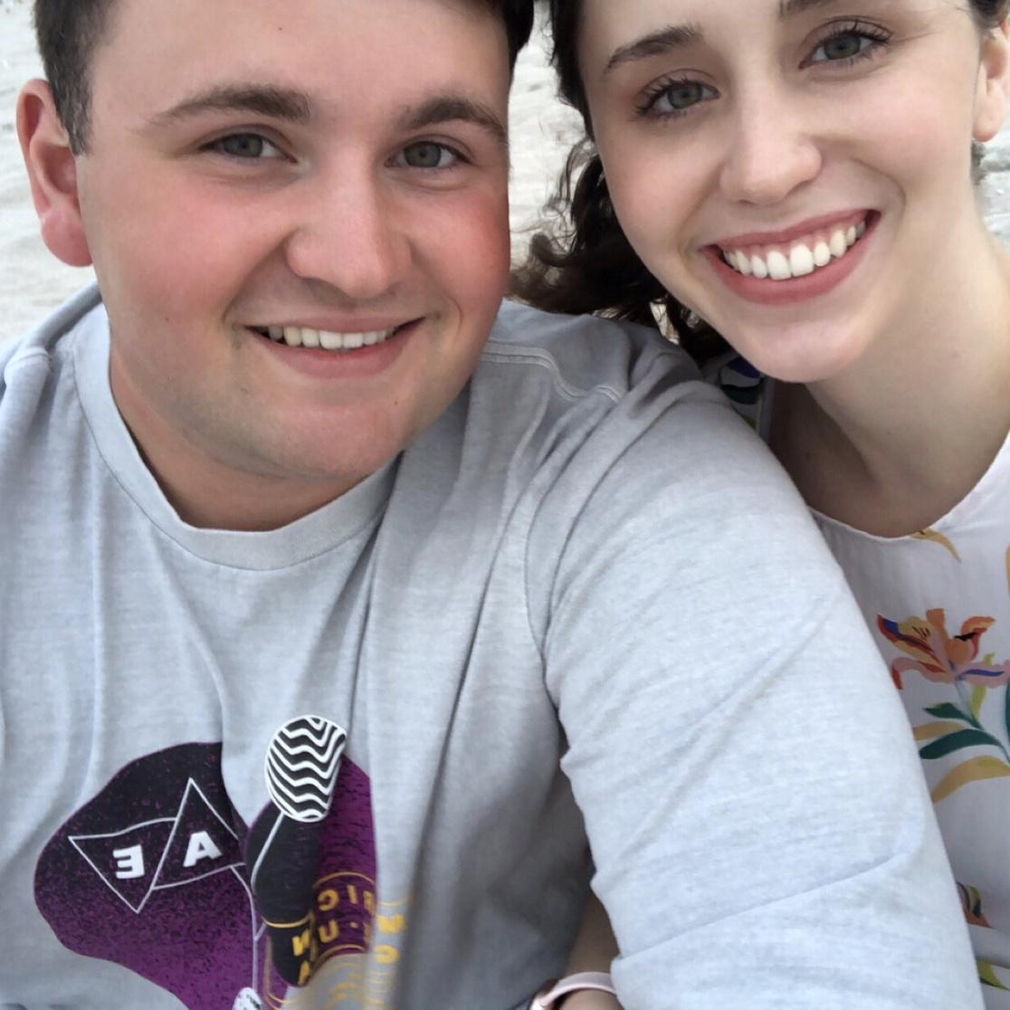 Sitting on the beach on Camp Lejeune