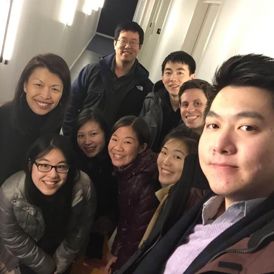 Great selfie arm, Alex! Hot pot with the cousins at Terry's!! Jan, 2015