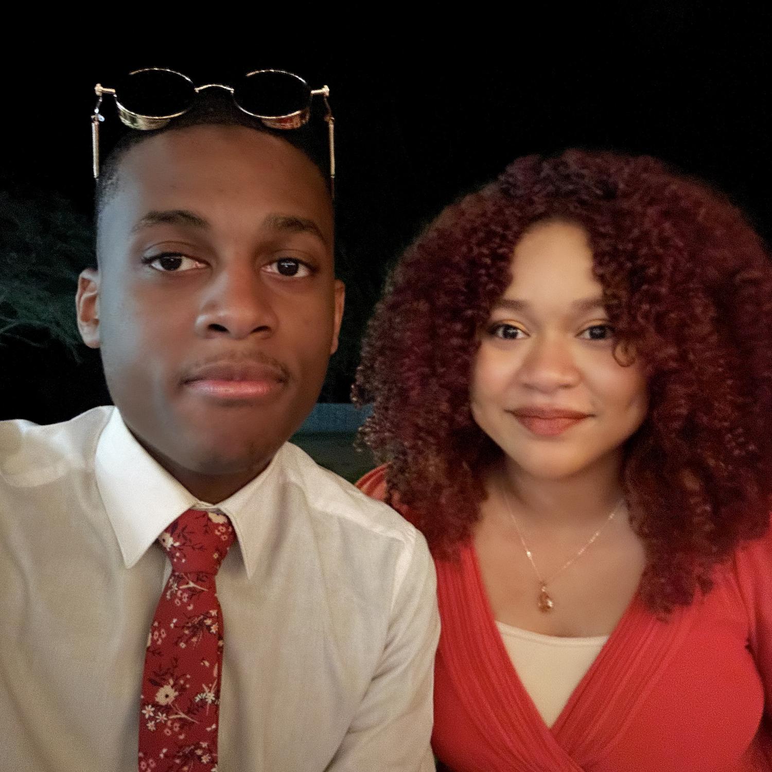 Attending our first wedding together.