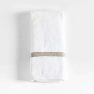 Tuxedo Stripe Organic Cotton Hand Towel