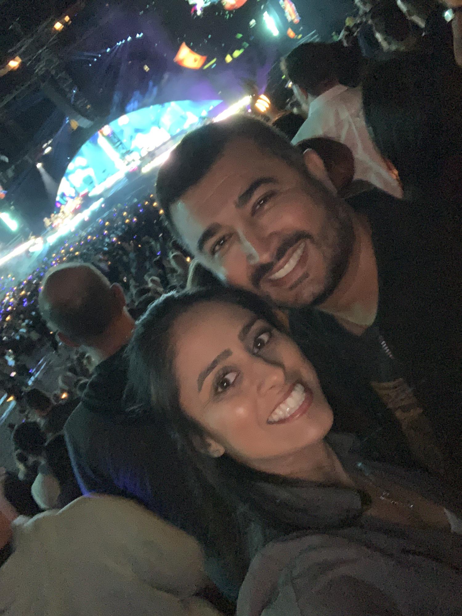 Shal finally gets to go see Coldplay in concert @ Levi's Stadium! #MusicOfTheSpheres