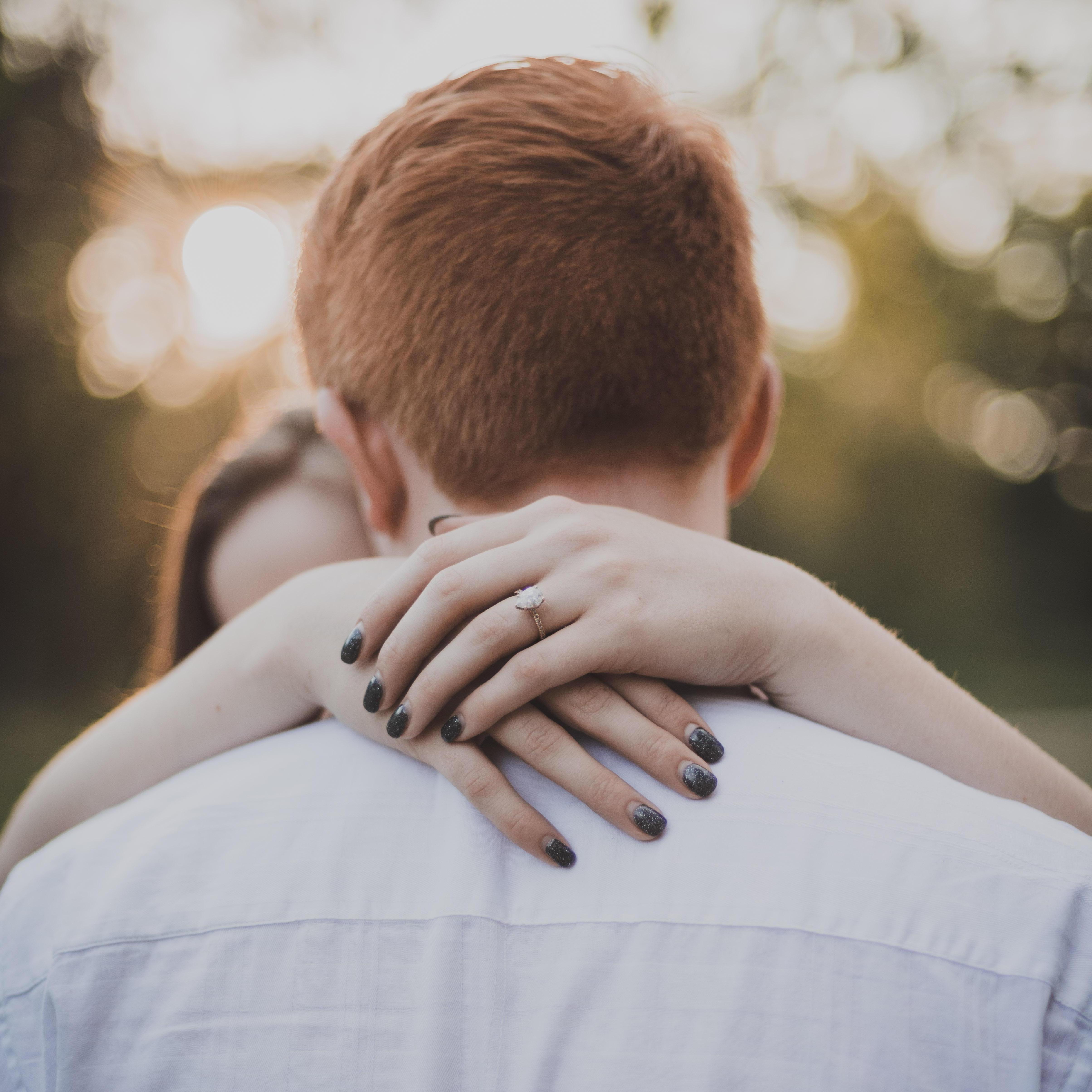 One of our engagement photos.