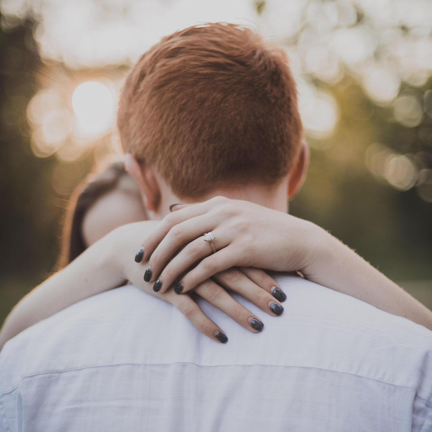 One of our engagement photos.