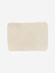 Italian Linen Hand Knit Placemat in Ivory