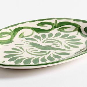 Puebla Porcelain Oval Serving Platter