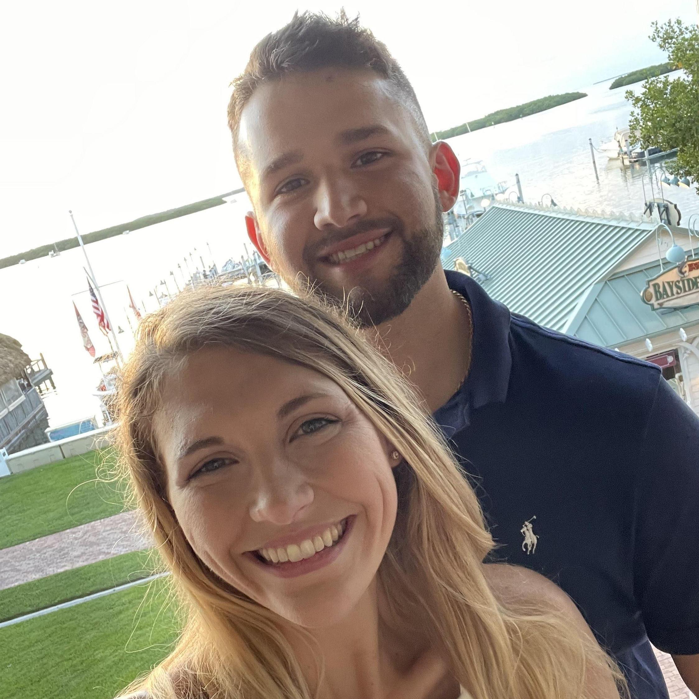 Upgrading from wedding guests, to bride and groom- August 6, 2021
