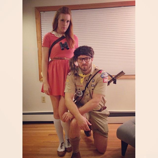 Halloween #2: Moonrise Kingdom. (Fun fact: Our 2nd date (and first kiss) was while seeing this particular Wes Anderson movie)