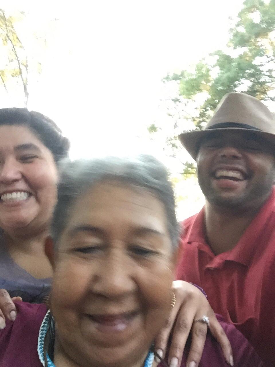 Having fun with Mama May at Los Tigeres del Norte
