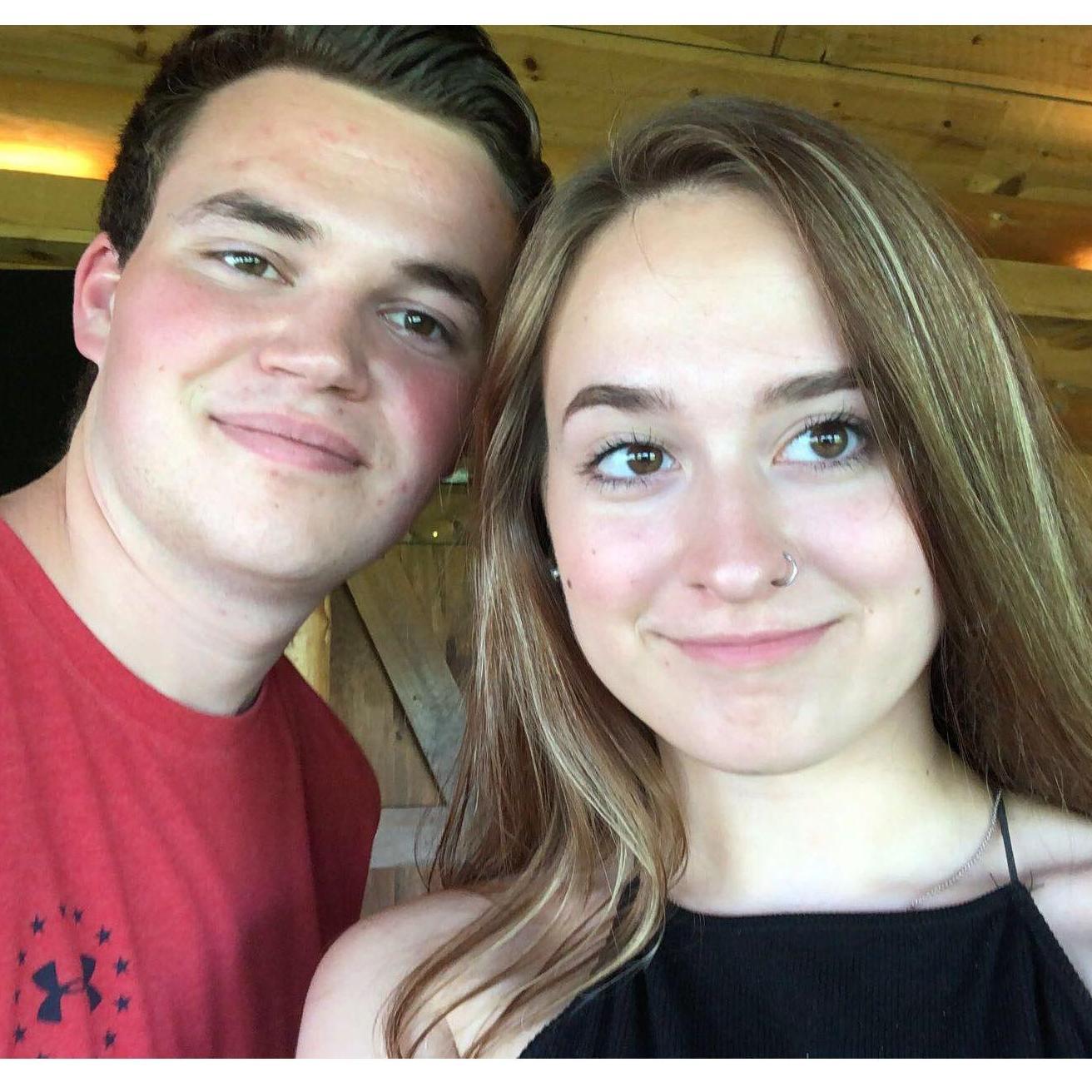 The first of many dates at the zoo. We talked about our love of animals - specifically Alex's love for otters. June 2019.