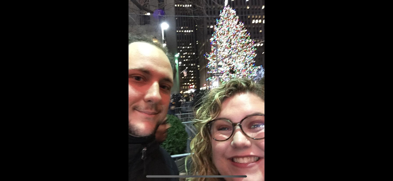 One of our trips to NYC to see “The Tree”! This was the first time I saw snow fall! I was in heaven!