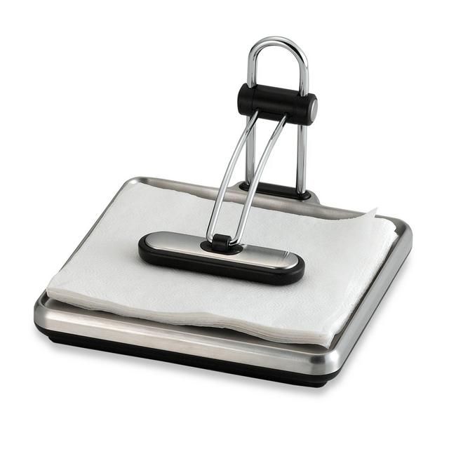 simplehuman® Stainless Steel Flip Top Napkin Holder