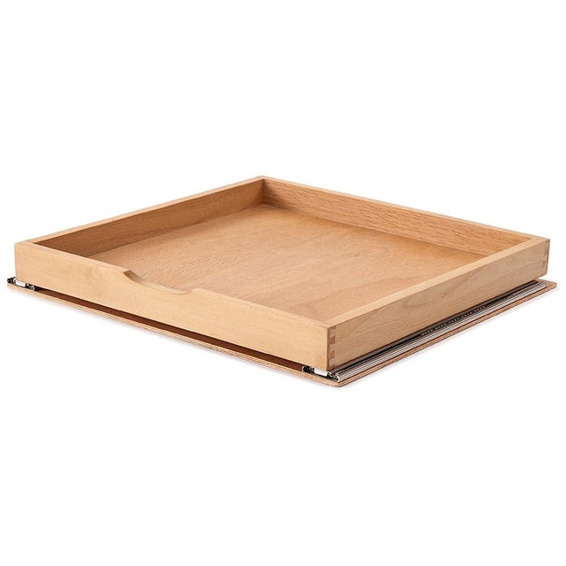 Draworia Pull Out Cabinet Drawers - 6x2 Size Options (12-23'W,18-21'D), Pre-Assembled with Soft Close Slides, Solid Beechwood, Easy Installation(26'W x 21'D)