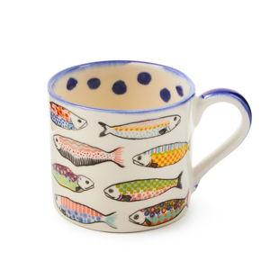 MacKenzie-Childs Go Fish Mugs - 2 Mugs