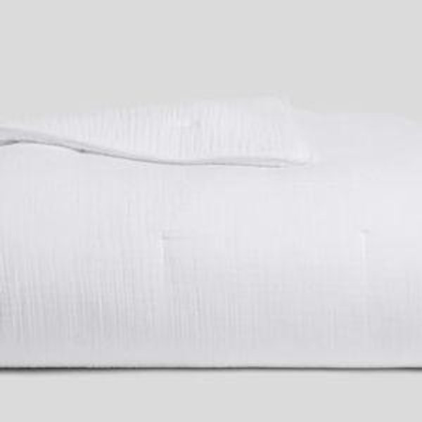 Organic Cloud Cotton Quilt, White