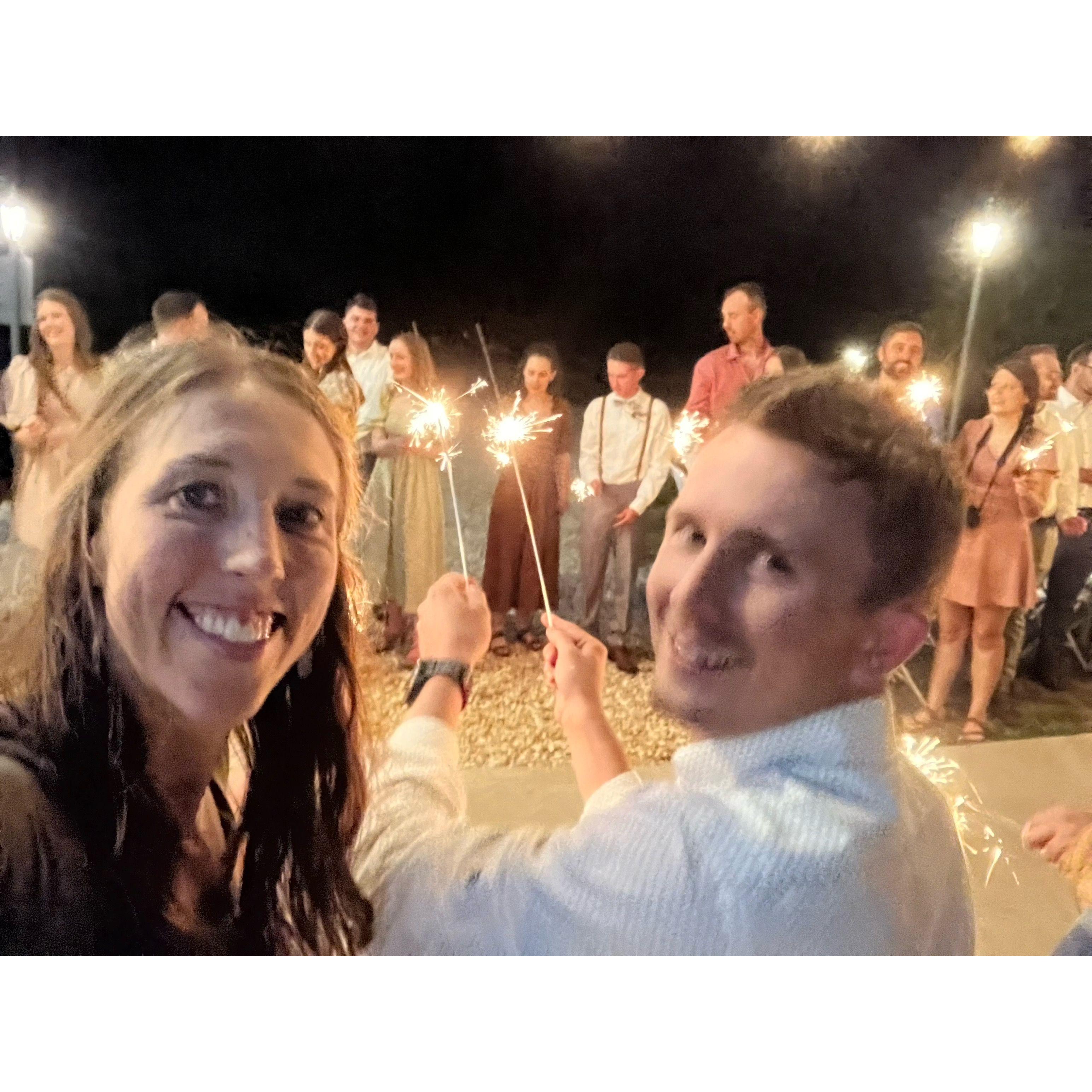 At my brother's wedding