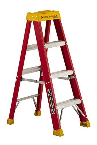 Louisville, L-3016-04, 4' Fiberglass 300 Lb. Stepladder, Type Ia