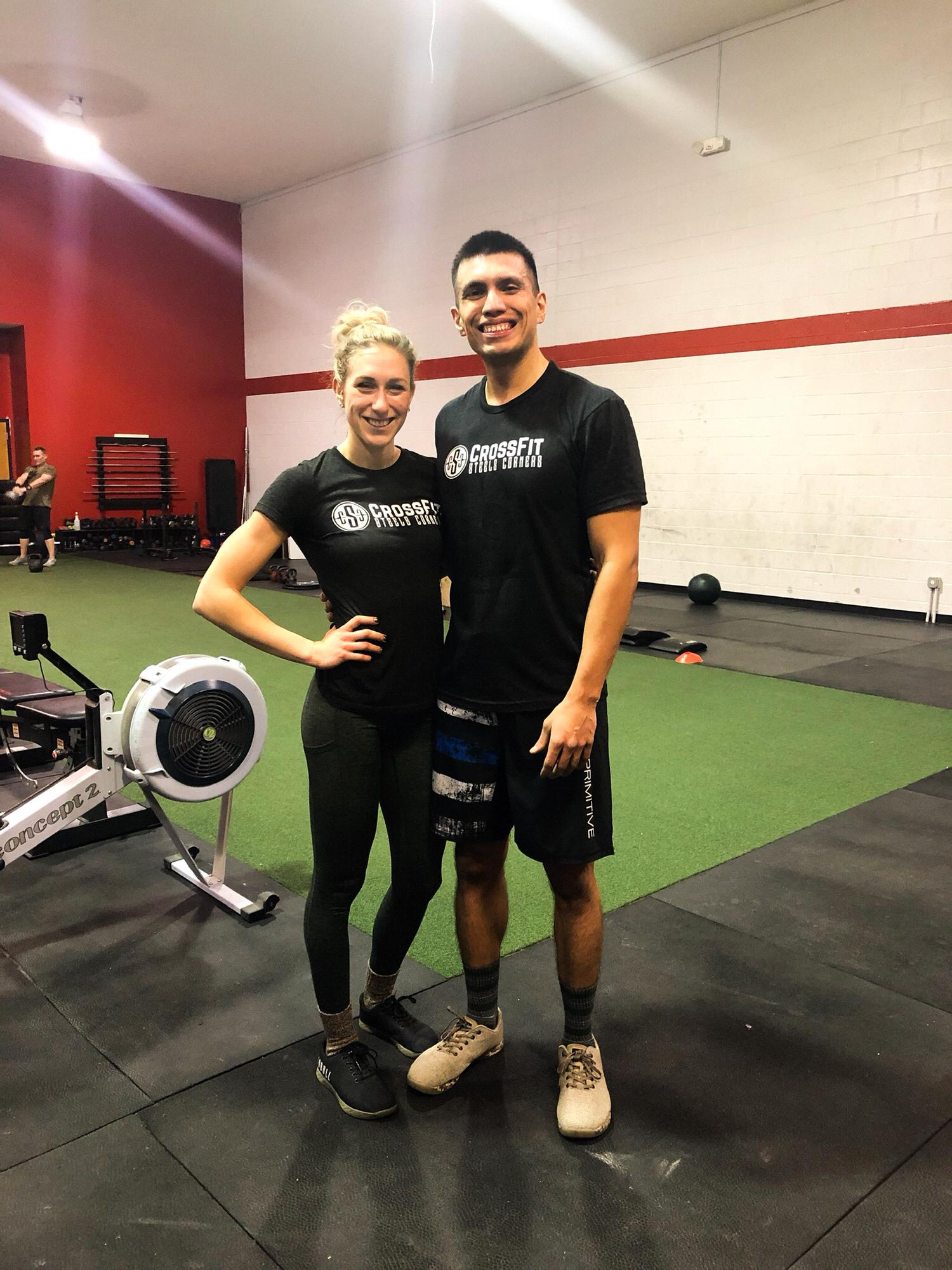 Showed up matching to the gym :)