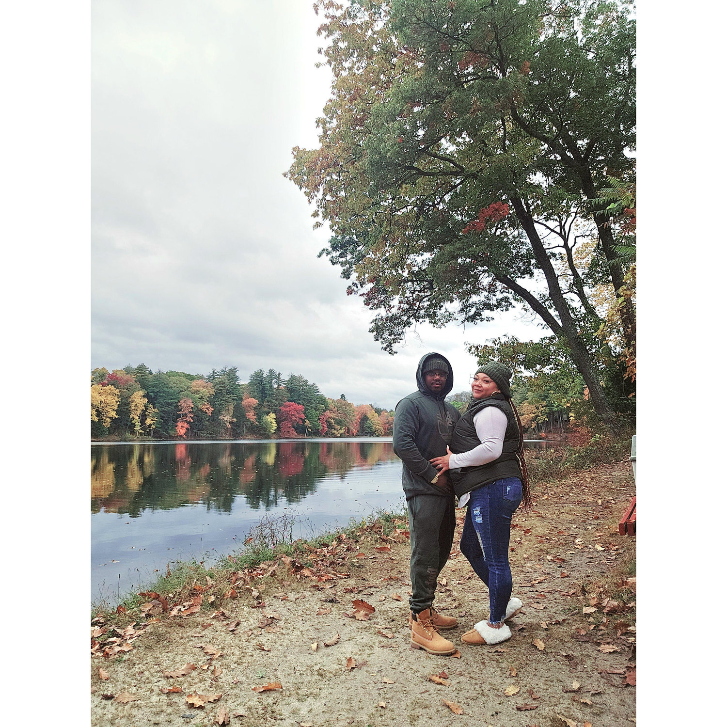 He proposed on his birthday trip to the Poconos moments after blowing out the candles.