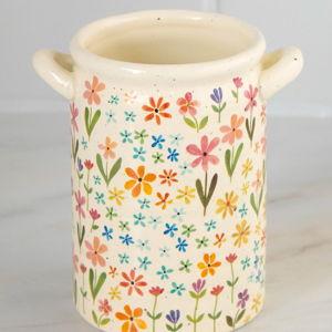 Utensil Crock - Daisies