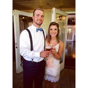 This picture was at his brother Matt and Yulia's wedding. This was the first time meeting extended family. What a great wedding!