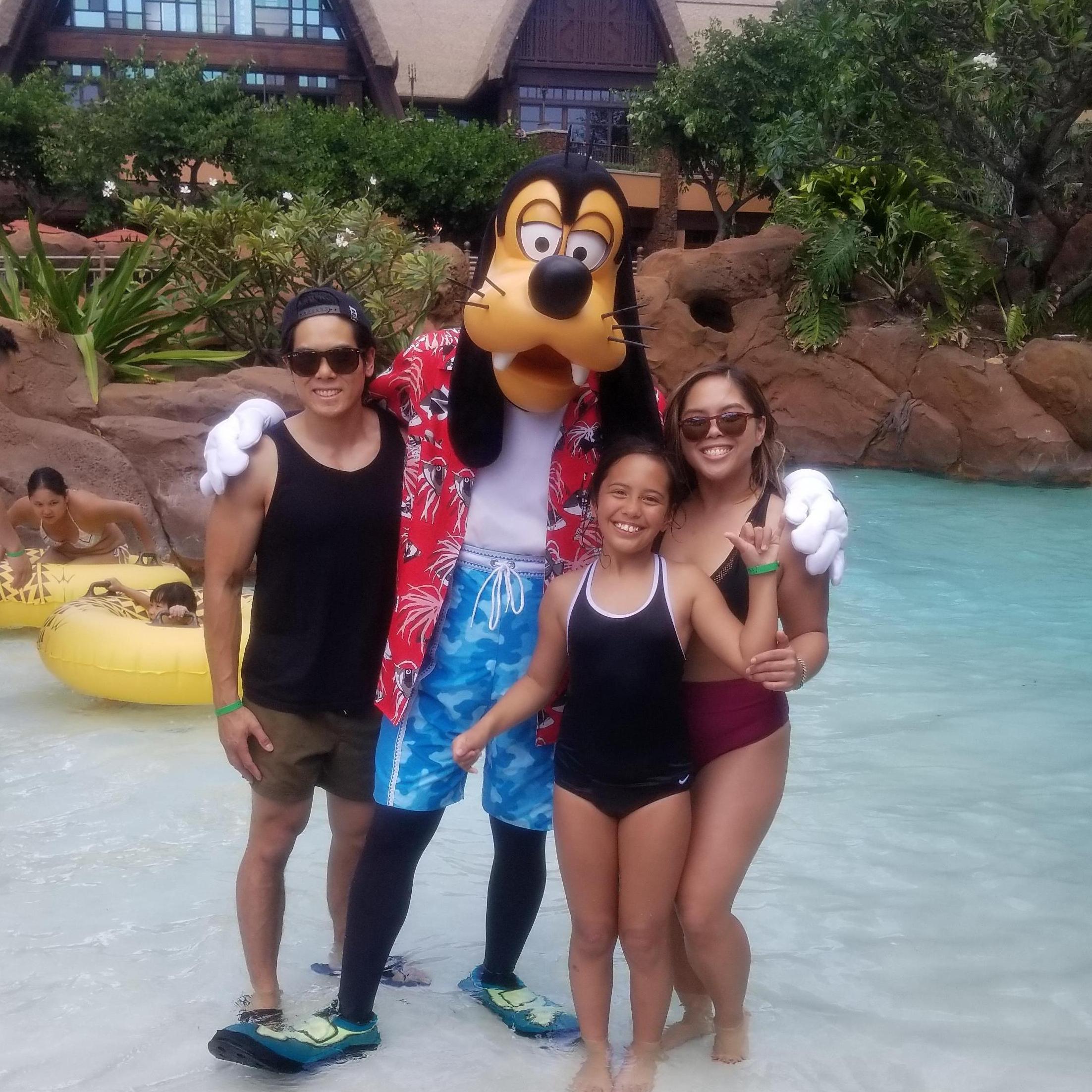 Family time at Aulani