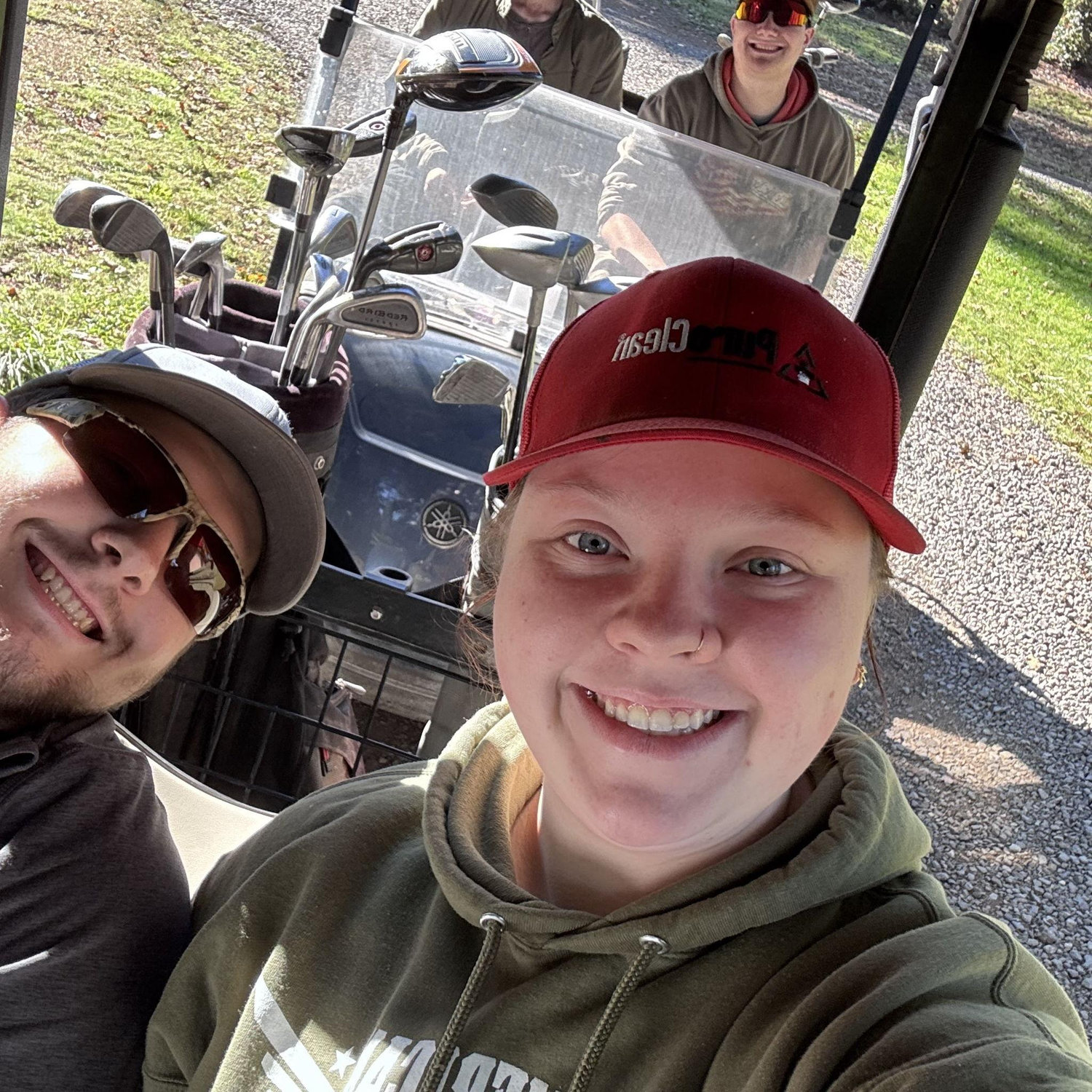 Family golfing trip