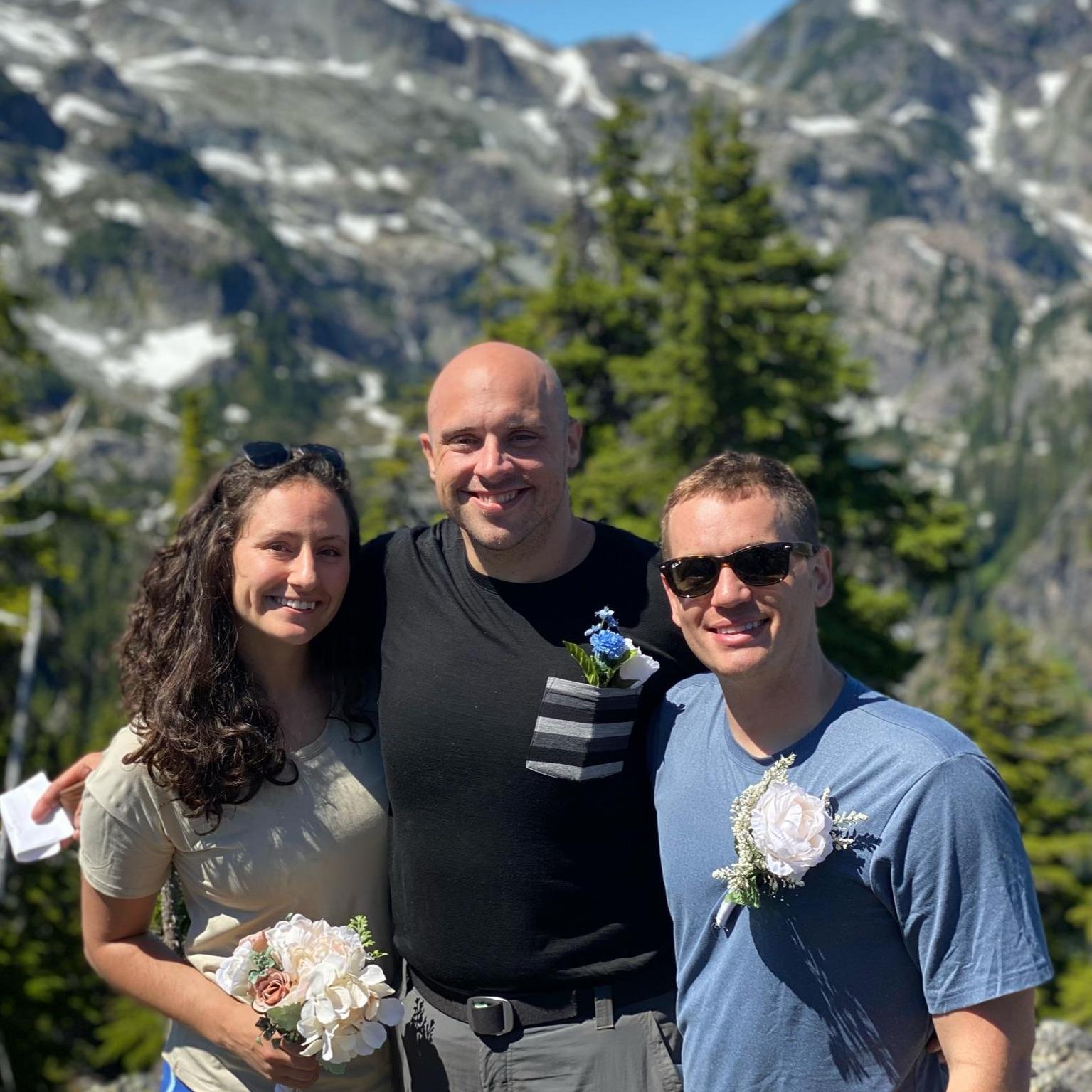 Josh, who officiated and channeled all of that mountain energy
