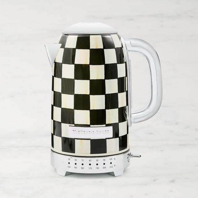 MacKenzie-Childs Electric Kettle, Courtly Check