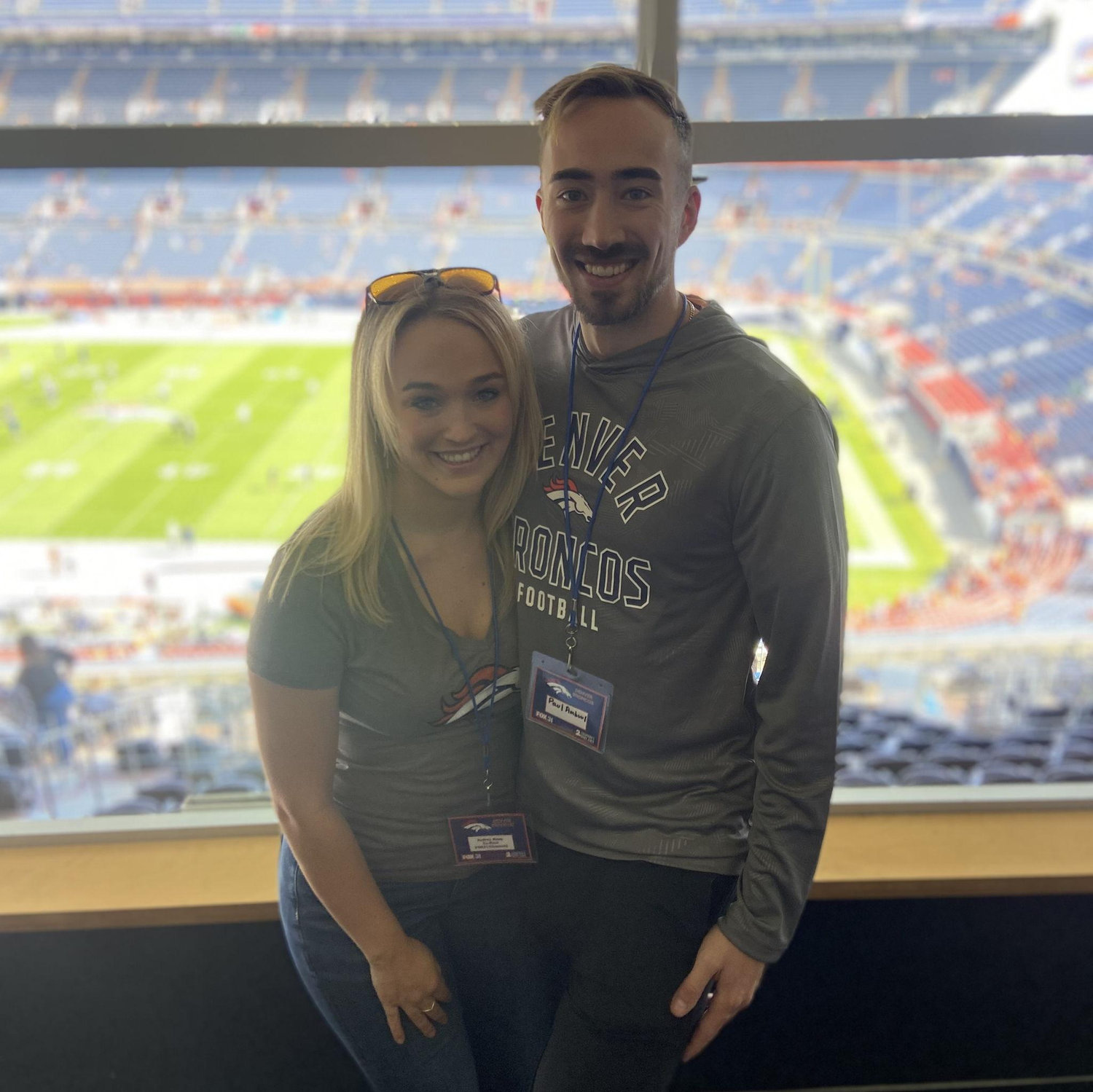 first Broncos game- in the suite! October 2022