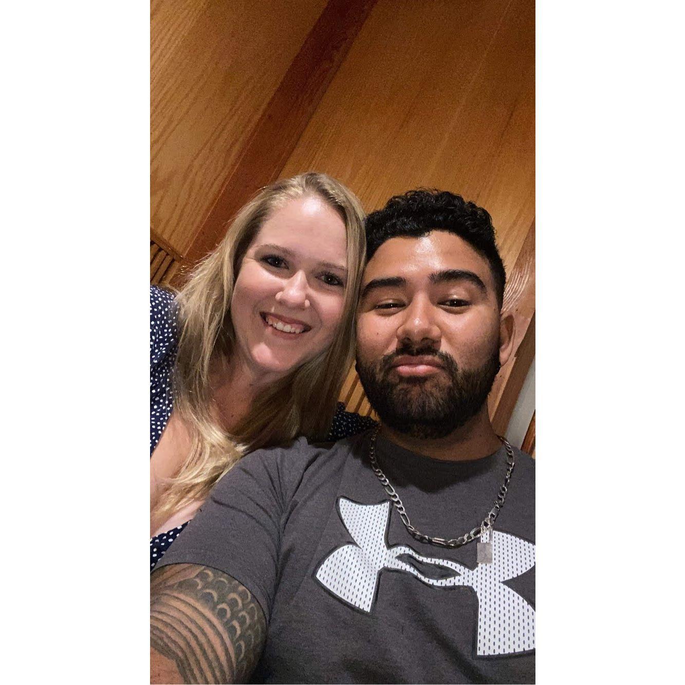 Our very first photo together!