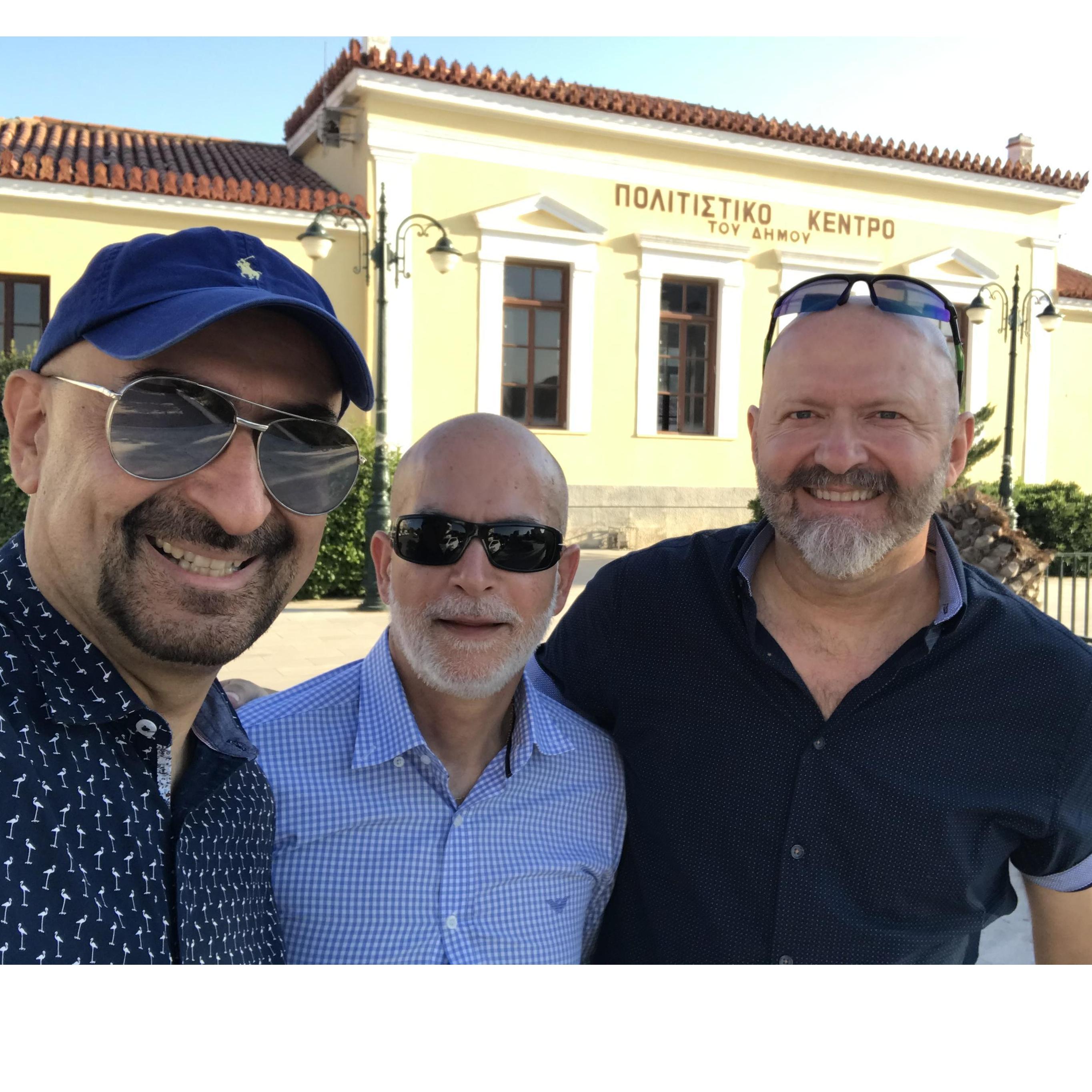 With our friend Kostas