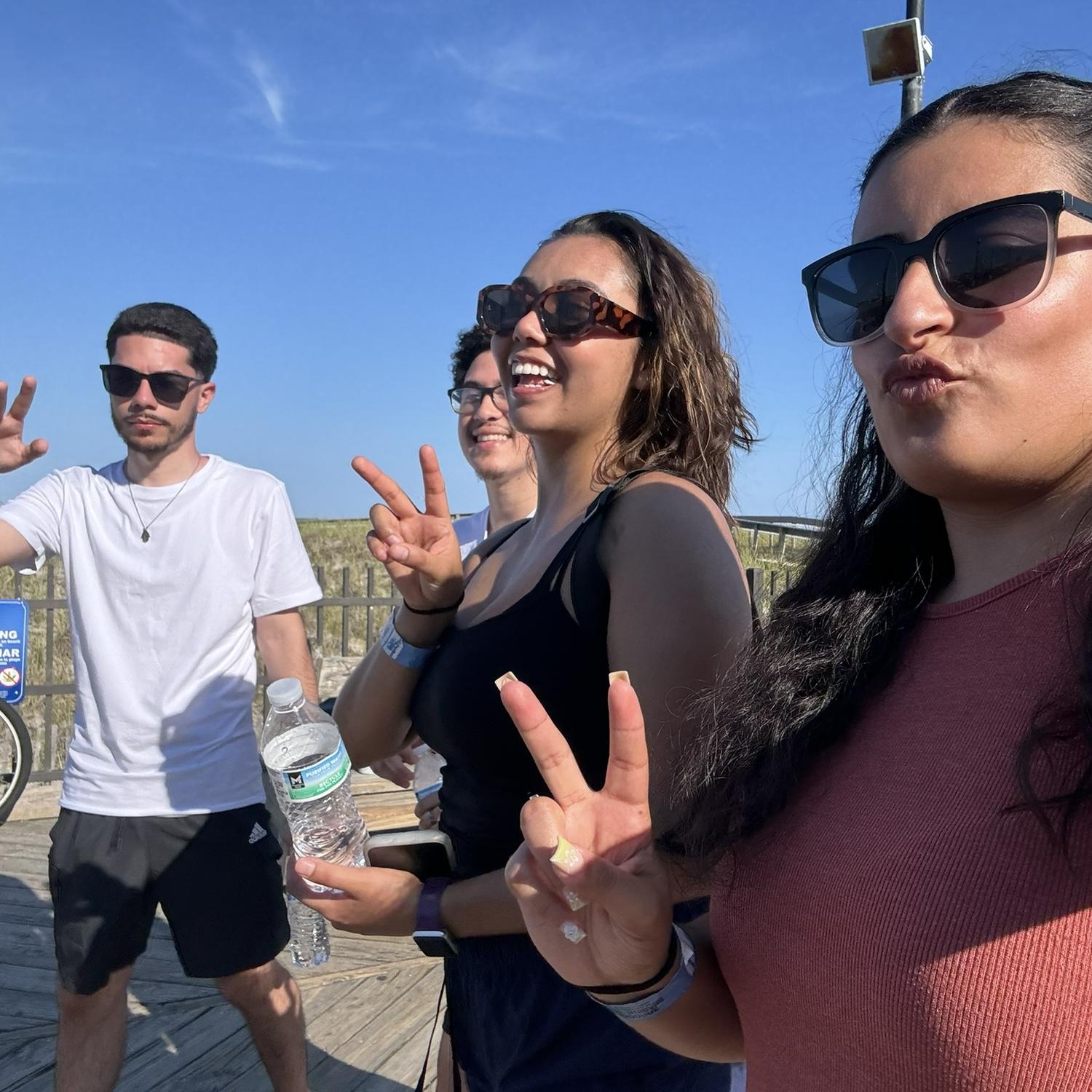 Our first beach trip together