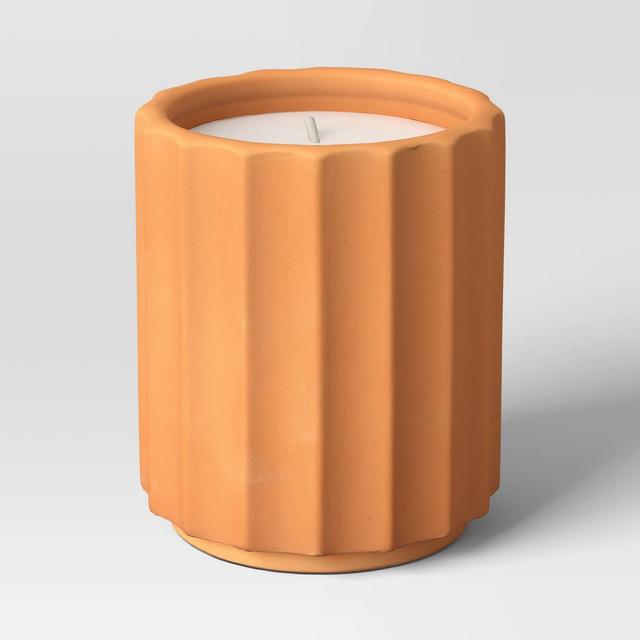 14oz Citronella Outdoor Candle Terracotta Finish - Threshold™