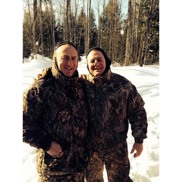 Terry nd Dave on a snow mobile trip!