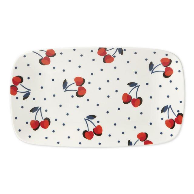 kate spade new york Vintage Cherry Dot Hors d'oeuvres Tray